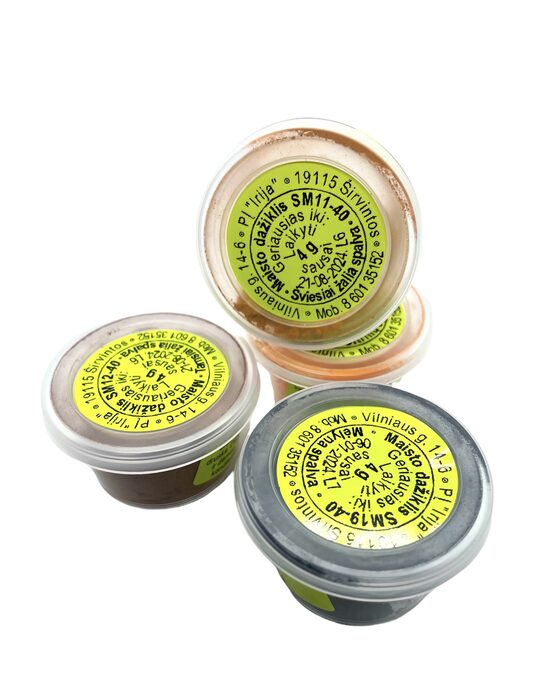 Milteliniai maistiniai dažai "Briliantinė juoda spalva", 4 g.